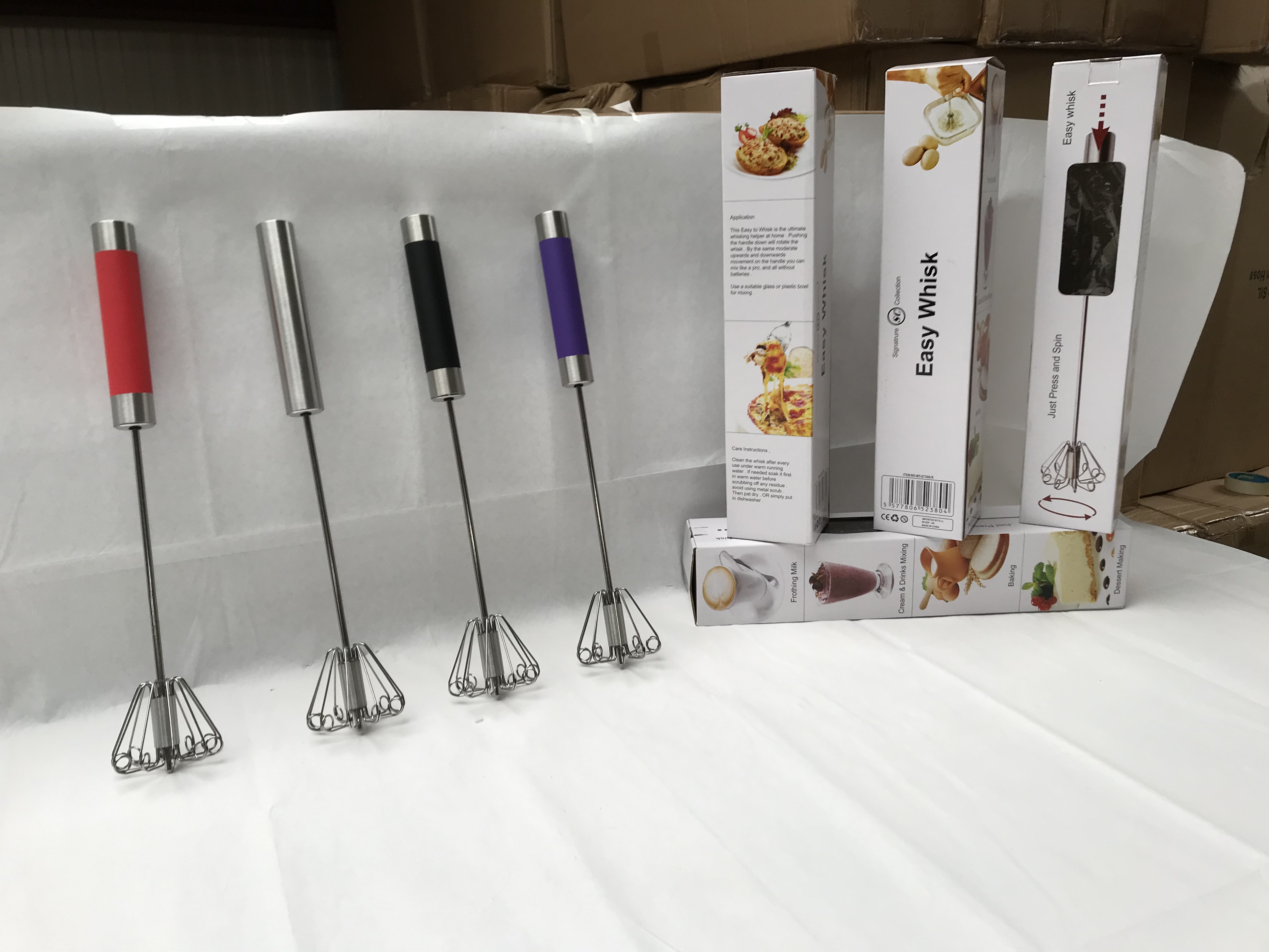 Signature SC Collection Quick Whisk Easy way to whisk, Multi coloured , non slip handle Sky