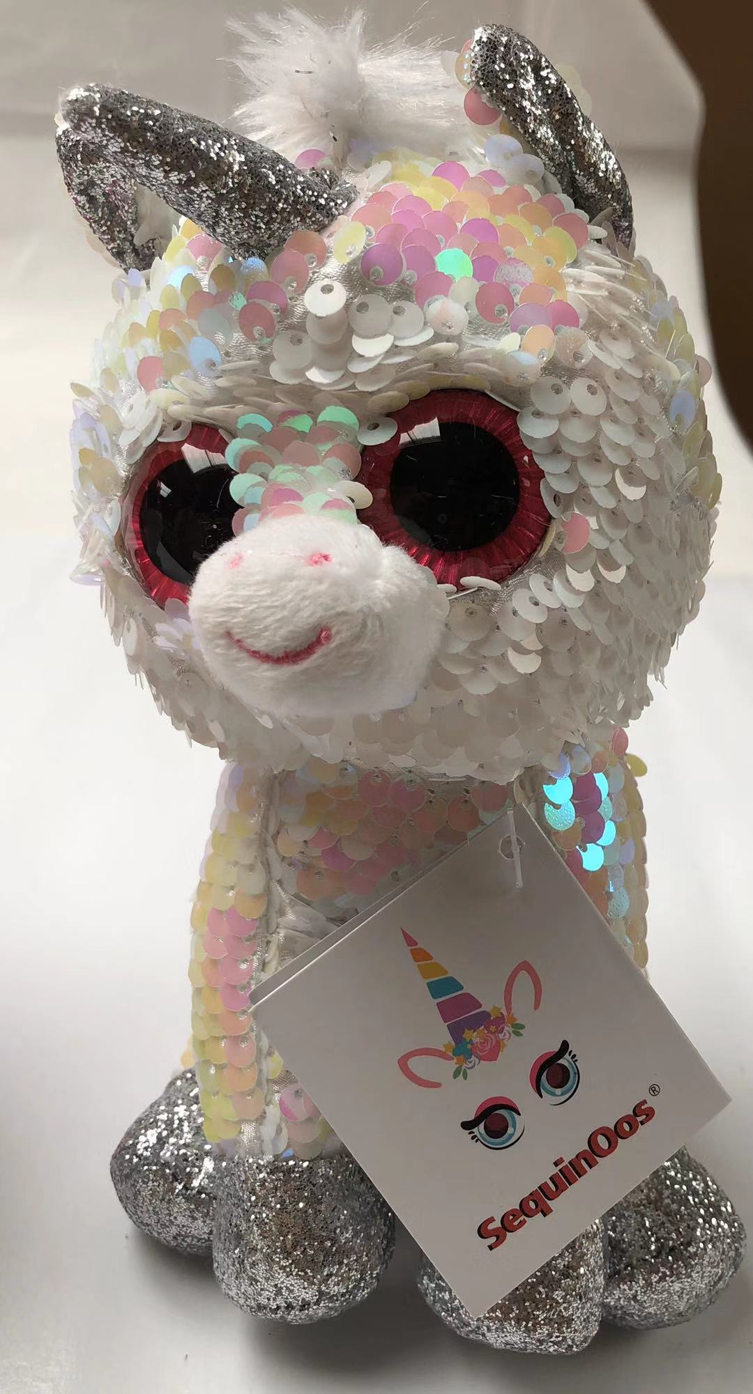 sequin soft toy