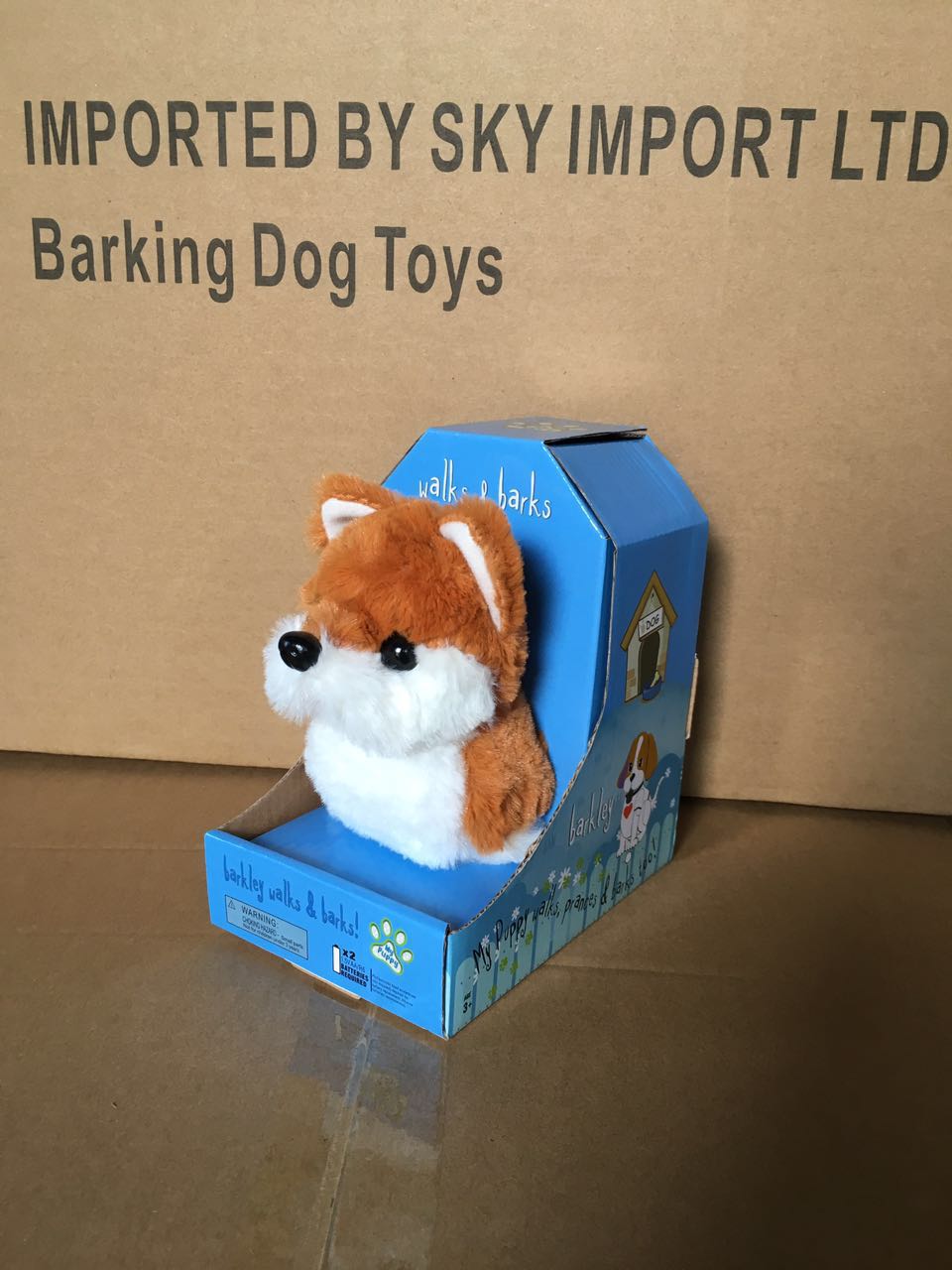 Electric Toy Soft Stuffed Realistic Plush Furry Walking and Barking Dog Toy Intelligent Simulation Puppy Toy for Kids Battery operated. Sky Import Ltd electric dog electric kids toy walking toy barkin...