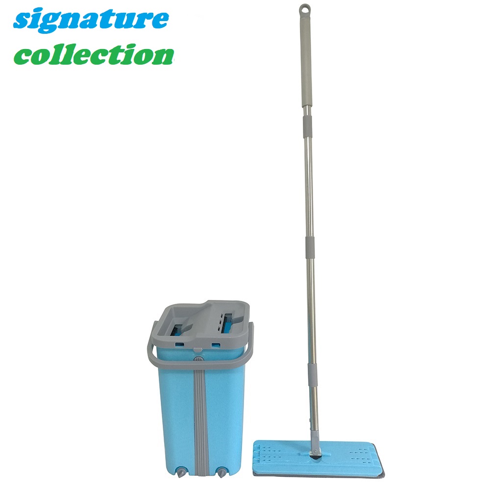 Wash Dry Magic Flat Mop with Bucket Set Sky Import Ltd