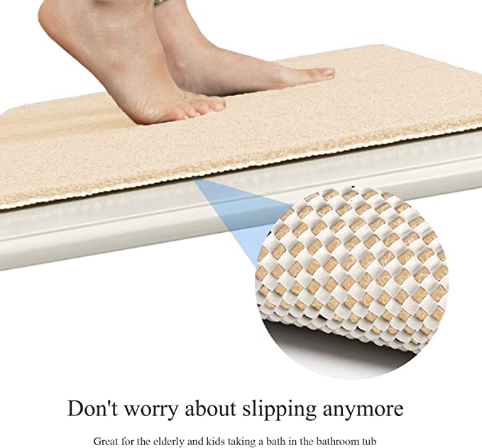 Non slip bath mat store for elderly