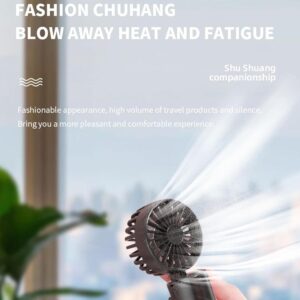 Alternative view of Water Mist Fan Handheld Rechargeable Spray Fan with Water Mist