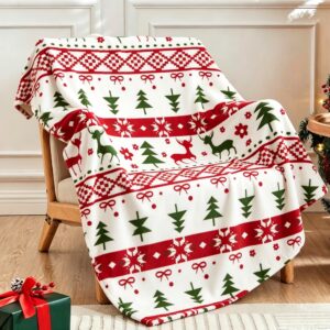 Alternative view of Christmas Printed Warm & Cozy Blanket